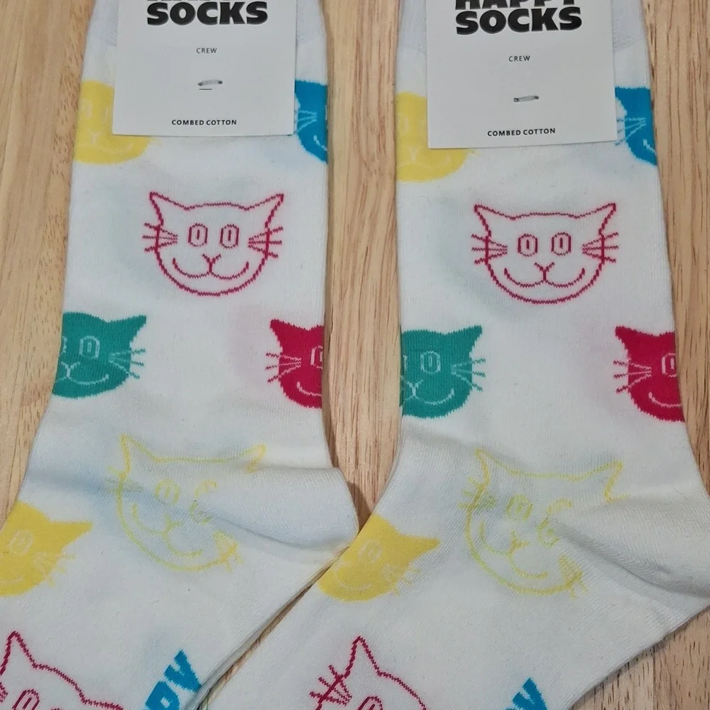 Happy Socks Bundle-Multicolor Cats